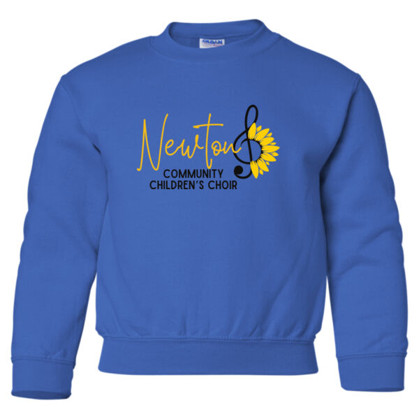 D4 - Gildan 18000B Youth Heavy Blend Youth Crewneck Sweatshirt Thumbnail