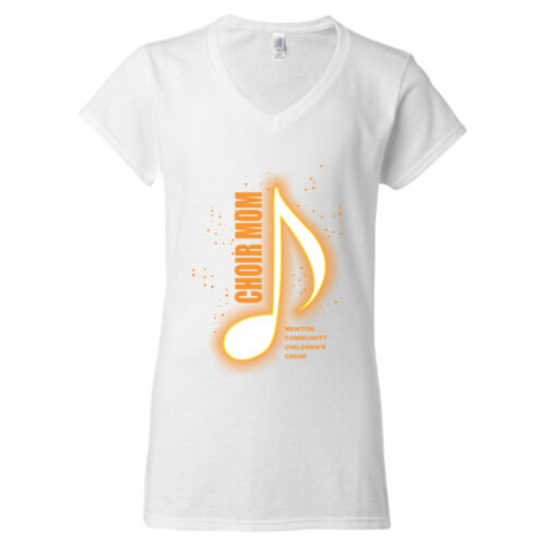 D8 - Gildan 64V00L Women's Softstyle V-Neck T-Shirt Thumbnail